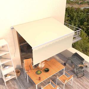 Tenda na ručno uvlačenje s roletom 3 x 2,5 m krem - Krema / 3 x 2.5 m