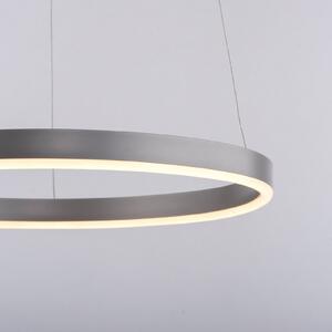 LED visilica Ritus, Ø 39,3cm, aluminij