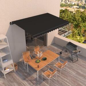 Tenda na ručno uvlačenje 400 x 350 cm antracit - Antracitno siva / 400 x 350 cm