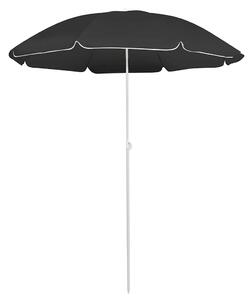 Vrtni suncobran s čeličnim stupom 180 cm antracit - Antracitno siva / 180 cm