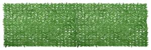 Balkonski zastor sa zelenim lišćem 500 x 150 cm - Zelena / 500 x 150 cm