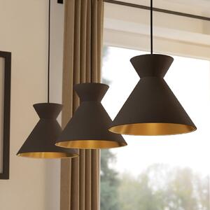 Nastasia viseća lampa cappuccino/mjed 3 žarulje