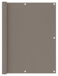 Balkonski zastor smeđe-sivi 120 x 300 cm od tkanine Oxford - Tupe / 120 x 300 cm