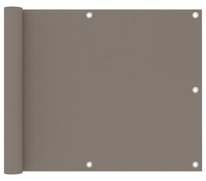 Balkonski zastor smeđe-sivi 75 x 300 cm od tkanine Oxford - Tupe / 75 x 300 cm