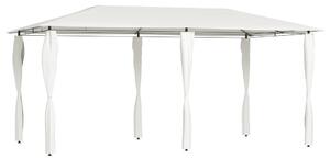 Sjenica s navlakama za stupove 2,98x5,3x2,59 m krem 160 g/m² - Krema / 2.98 x 5.3 x 2.59 m