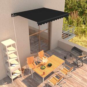 Tenda na ručno uvlačenje 350 x 250 cm antracit - Antracitno siva / 350 x 250 cm