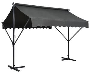 Samostojeća tenda 300 x 300 cm antracit - Antracitno siva / 3 x 3 m