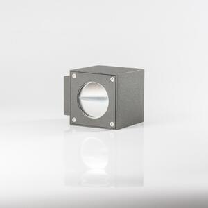 Lucande LED vanjska zidna svjetiljka Jarno, antracit, set od 2 komada, metal, 9cm, Crno, Metal