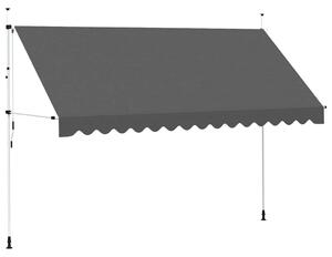 Tenda na ručno uvlačenje 400 cm antracit - Antracitno siva / N/A