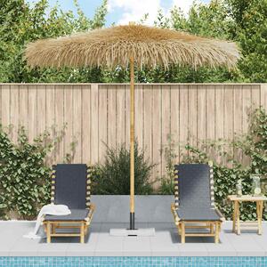 Suncobran od bambusa s krovom od lišća banane 210 cm - Smeđa / 210 cm