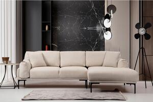 Atelier Del Sofa Kutna garnitura LEO, desna, krem, Leo Corner Right - Cream