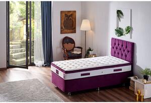 Woody Fashion Madrac, Bijela boja Ljubičasta, Violet 90x190 cm Single Size Middle Firm Mattress