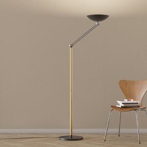 LED podna lampa Lib V, podesiv po visini, crni