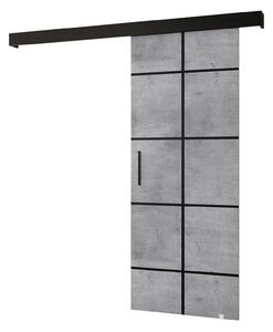 Zondo Klizna vrata Sharlene III (beton + crna mat + crna). 1043694