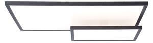 Bility LED stropna lampa, dužina 62 cm, crni okvir