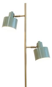 Dyberg Larsen Ocean podna lampa, maslinastozelena, visina 160 cm, 2 žarulje., Zelena, Dnevni boravak/blagovaonica, Metal