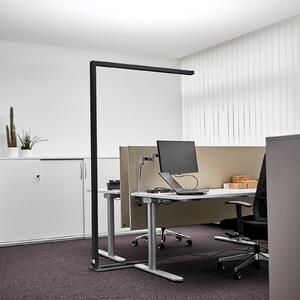 Arcchio LED uredska podna lampa Jolinda, crna, 4000K, senzor