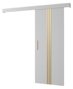 Zondo Klizna vrata 90 cm Sharlene V (bijela mat + bijela mat + zlatna). 1043790