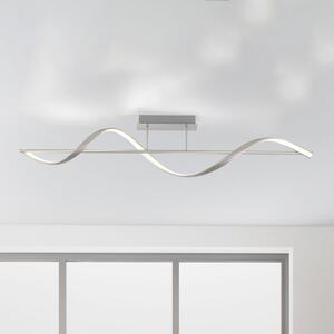 Q-Smart-Home Paul Neuhaus Q-Swing LED stropna svjetiljka, čelik, prigušiva, Metalik, Dnevni boravak/blagovaonica, Metal