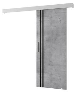 Zondo Klizna vrata Sharlene VI (beton + bijela mat + crna). 1043830