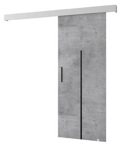 Zondo Klizna vrata Sharlene X (beton + bijela mat + crna). 1043968