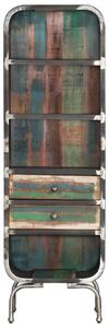 VidaXL Visoka komoda raznobojna 40 x 30 x 126 cm masivno drvo manga