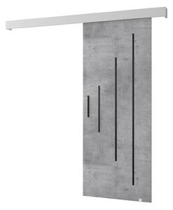 Zondo Klizna vrata Sharlene Y (beton + bijela mat + crna). 1044014