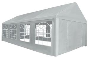 VidaXL Šator za zabave od PE-a 4 x 8 m sivi