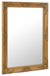 VidaXL Zidno ogledalo u baroknom stilu 60 x 80 cm zlatno