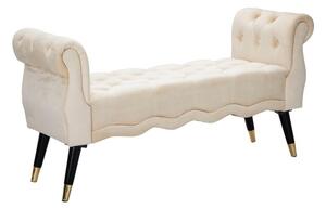 Mauro Ferretti Klupa Paris crema/gold cm 120x40x60