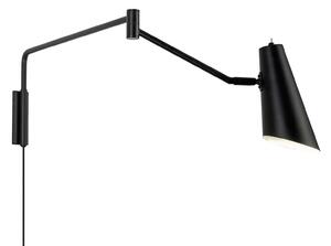 Dyberg Larsen Noa zidna lampa sa spojem, crna