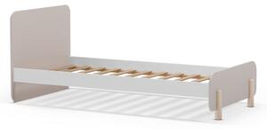 Krem dječji krevet od masivnog bora 90x190 cm Nora – Marckeric