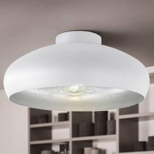 Mogano stropna lampa od metala, Ø40cm, bijela