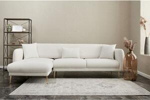 Atelier Del Sofa Kutna garnitura na razvlačenje, Krem Zlato, Simena Left - Cream