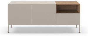 Krem TV komoda 140x55 cm Cailin – Marckeric