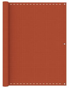 Balkonski zastor narančasti 120 x 500 cm HDPE - Narančasta / 120 x 500 cm