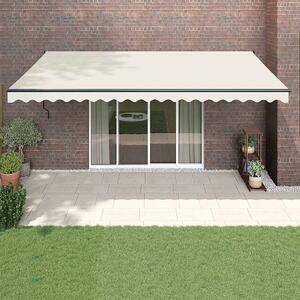 Automatska tenda na uvlačenje krem 5 x 3 m - Krema / 5 x 3 m