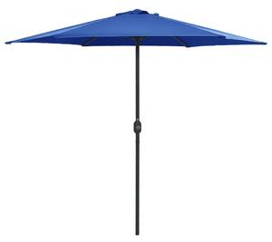 Vrtni suncobran s aluminijskim stupom 270 x 246 cm azurnoplavi - Plava / N/A