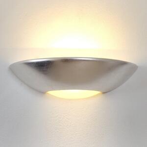 Jednostavna zidna lampa Matteo, srebrna