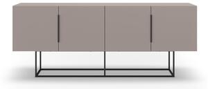 Siva/bež niska komoda 200x80 cm Titan – Marckeric