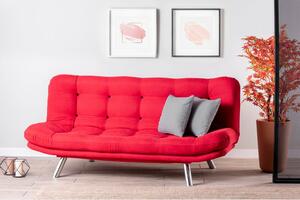 Atelier Del Sofa Trosjed na razvlačenje, Crvena, Misa Sofabed - Red