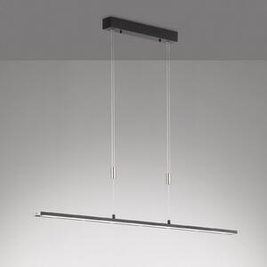 LED viseća lampa Metz TW, CCT, dužina 120 cm, crna