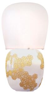 Kdln stolna lampa Hive, bijela, visina 47 cm keramika/staklo