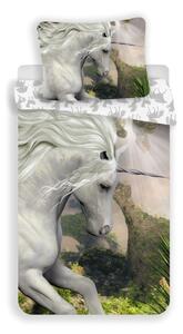 Posteljina Unicorn White 140/200, 70/90