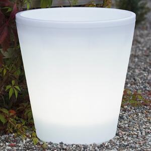 LED posuda za cvijeće Assisi osvijetljena Ø 37 cm