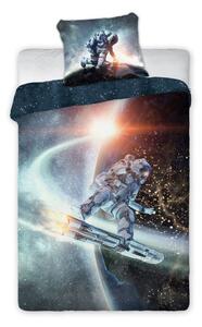 FARO Posteljina Space Cosmonaut Pamuk, 140/200, 70/90 cm