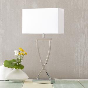 Anni stolna lampa krom-bijela