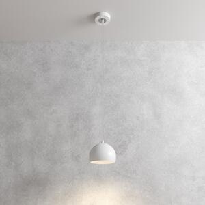 Luminex Sool viseća svjetiljka, bijela, Ø 15 cm, 1 žarulja, metalna, E27, prigušiva, Bijela, Dnevni boravak/blagovaonica, Metal