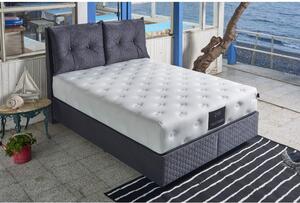 Woody Fashion Madrac, Bijela boja, Visco Fusion 140x190 cm Double Size Memory Foam and Pocket Spring Luxury Soft Mattress