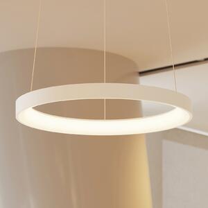 Arcchio LED viseća svjetiljka Vivy, Ø 58 cm, bijela, metalna, prigušiva, Bijela, Kuhinja, Metal